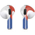 Czech Republic Flag Distressed Apple AirPods (3rd Gen 2021) Skin